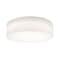 Afx Anton 24in. LED Flush Mount, Linen White Shade ANF2432L5AJUD-LW - alternate 1